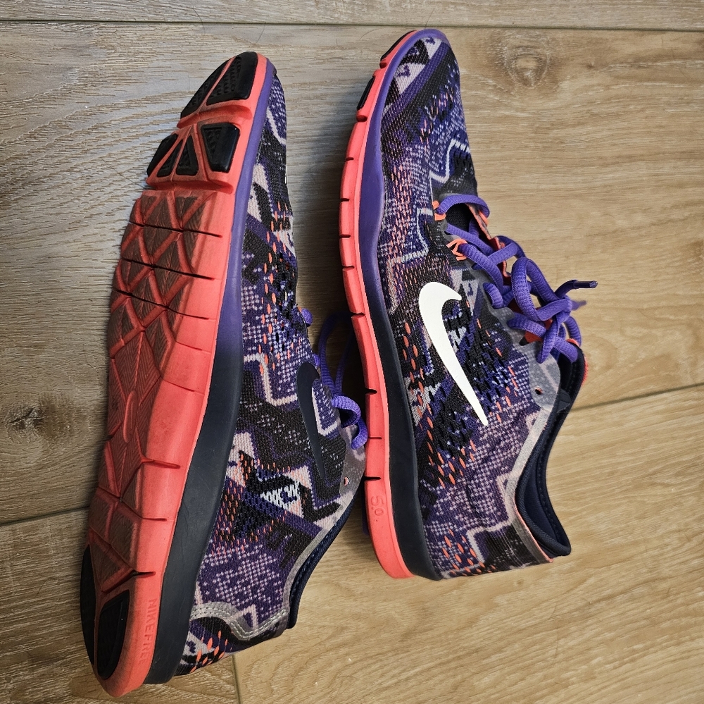 Nike Free 5.0 TR Fit 4 Shoes Run Women’s Size 7.5 Hyper Grape Purple 629832-402